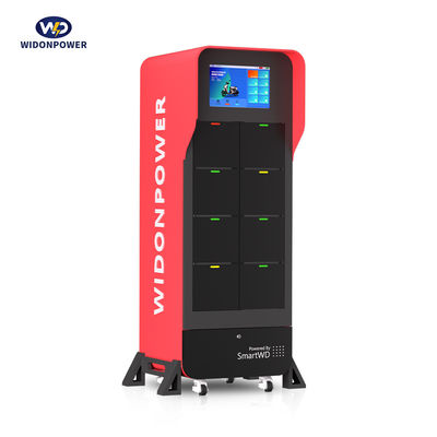 Convenient QR Code Operated Smart Car Battery Exchange Hub for Motorcycle / Scooter Performance