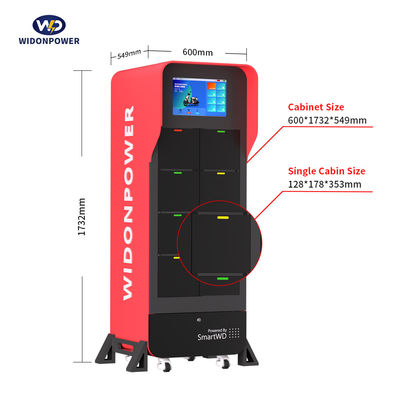 RFID Battery Swapping Station for E-bike Scooter Motorcycle Rickshaws Input 100-240V 50/60HZ Say Goodbye to Charging Woes