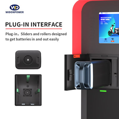 One-Stop Swapping Station Solution and Electric Vehicle Battery Charge Switching Center with RFID Identify Systems
