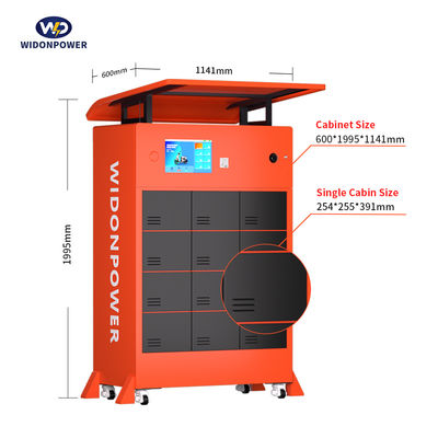 High Capacity Smart Battery Exchange Cabinet CE Certified Battery Swappable System