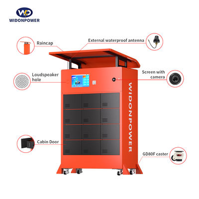 UV Ozone Sterilization Battery Swapping Station Up To 312 Swaps Per Day Debit Card Payment Solution 99.99% Sterilization