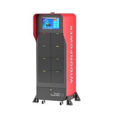8-Bay Direct Plug-in Battery Swapping Cabinet for Electric Bikes&Delivery Vehicles