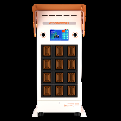 Warehouse 8, Warehouse 12 - Standard Direct Insert battery swapping station can be used for 48V, 60V, and 72V electric motorcycle and electric vehicle.