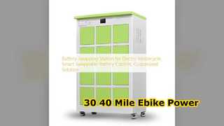 Ebike Battery 30-40 Mile Range Safe Power